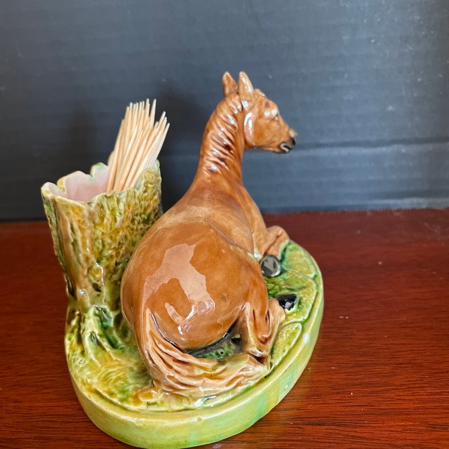 Antique Horse Toothpick Holder Chairish