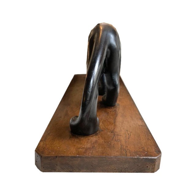 Ceramic Art Deco Stepping Panther For Sale - Image 7 of 8