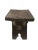 Rustic Spanish Brutalist Oak Stool For Sale - Image 3 of 11