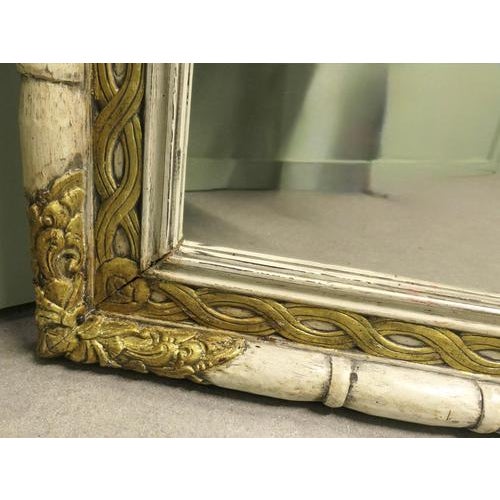 Large Italian Hand-Carved Wall Mirror For Sale - Image 5 of 8