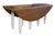 Farmhouse American Farmhouse Maple & Pine Painted Dropleaf Gateleg Console Dining Table For Sale - Image 3 of 12