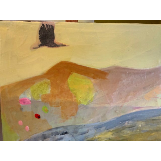 "Bosque Beauty" Lovely Sandhill Crane Painting by LWren Walraven For Sale - Image 4 of 10