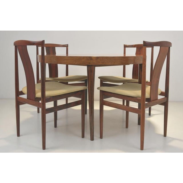 Extendable Table in Pau Ferro Wood from Factory Design, Denmark, 1960s For Sale - Image 11 of 16