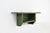 Small Rustic Green Wooden Wall Unit with Shelves, France, 1880s For Sale - Image 4 of 11