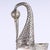 English Anglo Indian Seashell and Metal Swan For Sale - Image 3 of 7