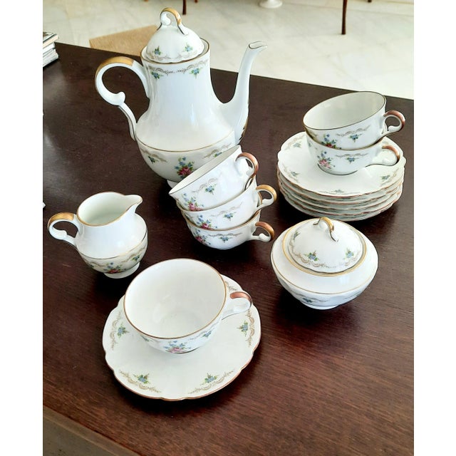White Coffee Set from CH Field Haviland, 1970s, Set of 17 For Sale - Image 8 of 8