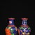 Pair of Vintage Chinese Cloisonné Floral Vases - 1477g For Sale In Los Angeles - Image 6 of 9