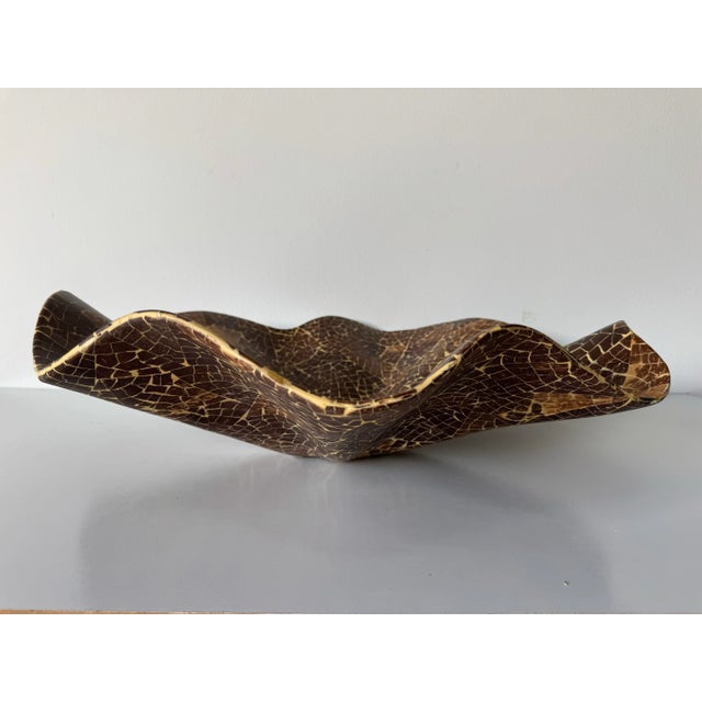 Large - 1980s Vintage Organic Cococnut Shell Sculptural Bowl/Sold For Sale In Miami - Image 6 of 12