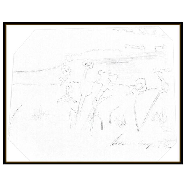 Message us to inquire about custom framing options! (Included for free with every purchase) The artwork here, "Flowers by...