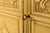 Wood Berkey & Gay Antique English Jacobean Cream Painted Lift Top Bar Cabinet, Circa 1920s For Sale - Image 7 of 16