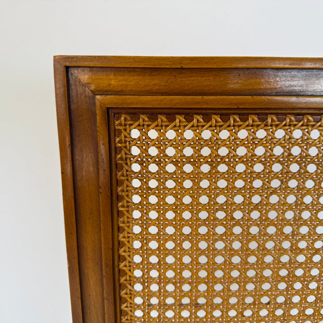 Wood French Regency Style Cane Back Dining Chairs – Set of 6 For Sale - Image 7 of 12