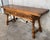 Spanish Early 20th Spanish Console Fold Out Table With Iron Stretcher and Two Drawers For Sale - Image 3 of 13