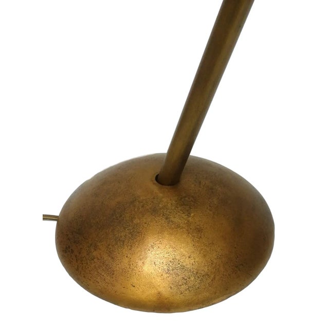 Model Caribe Bronze and Brass Palm Tree Floor Lamp by Ettore Sottsass for Targetti, 1970s - Caribe lamp produced by...