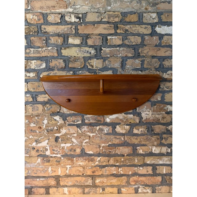 Semi-Circular Coat Rack in Teak by Lysgaard Møbler, 1970s For Sale - Image 10 of 11