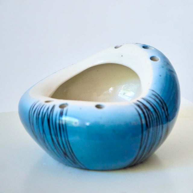 Blue Polish Vase by Danuta Duszniak Pruszków For Sale - Image 8 of 8