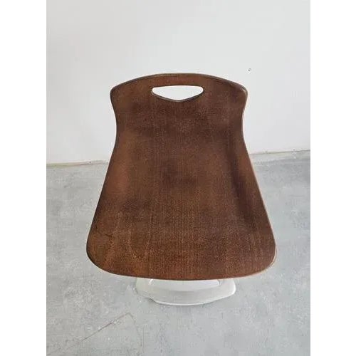 Wood Vintage Spanish Bar Stool by Joan Casas, 1980s For Sale - Image 7 of 11