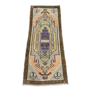 Turkish Yastik Rug 1'6" x 3'7" For Sale