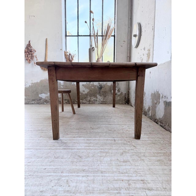 Vintage Farmhouse Dining Table in Oak, 1950 For Sale - Image 11 of 18