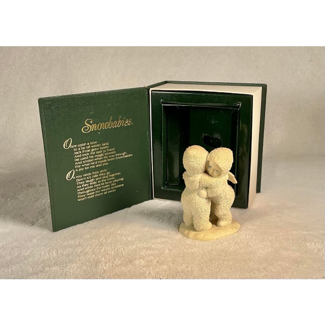 Vintage Department 56 Snowbabies “I Need a Hug”, in Original Packaging 1992-2003 For Sale - Image 4 of 8