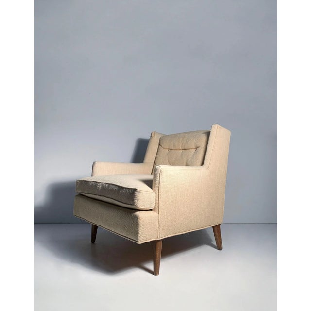 Mid 20th Century Vintage Lounge Chairs Attributed to Edward Wormley for Dunbar - a Pair For Sale - Image 5 of 5
