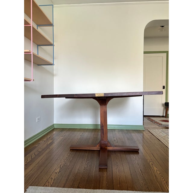 2010s Philadelphia Table Company — Early Custom Solid Wood Dining Table For Sale - Image 5 of 7