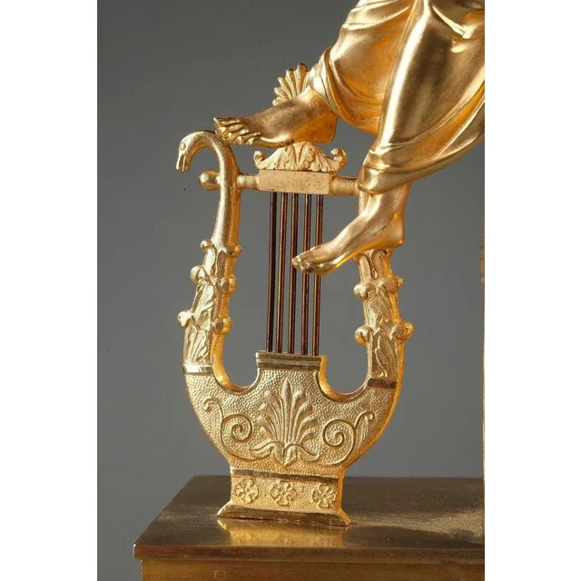 Metal Empire Pendulum The Spinner Clock by Rossel in Rouen For Sale - Image 7 of 15