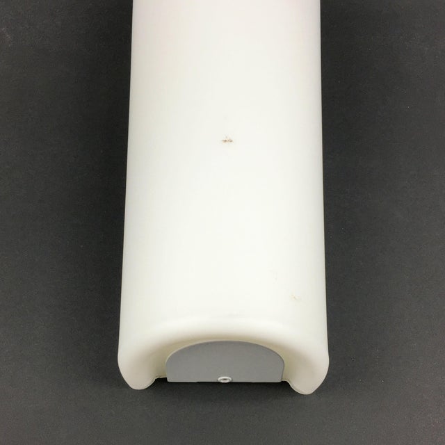 White 1950s Large Mid-Century Modern Opaline Glass Wall Lamp by Wilhelm Wagenfeld for Peill & Putzler, Germany For Sale - Image 8 of 10