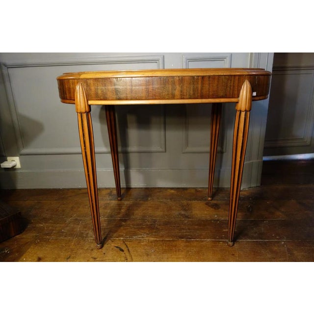 Art Deco Oval Side / Coffee Table, 1920 For Sale - Image 4 of 18