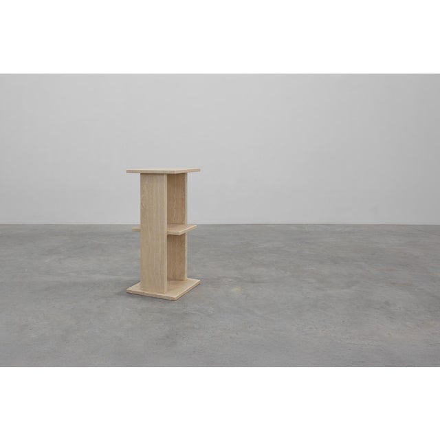 Mid-Century Modern Mid-Century Travertine Console, Belgium, 1980s For Sale - Image 3 of 11