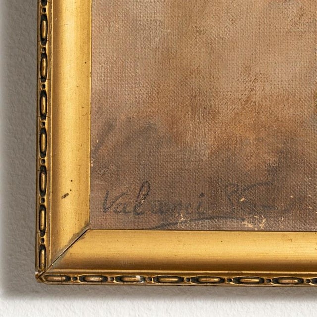 Framed Oil on Canvas Still Life With Flowers by Valanci For Sale In Greensboro - Image 6 of 6