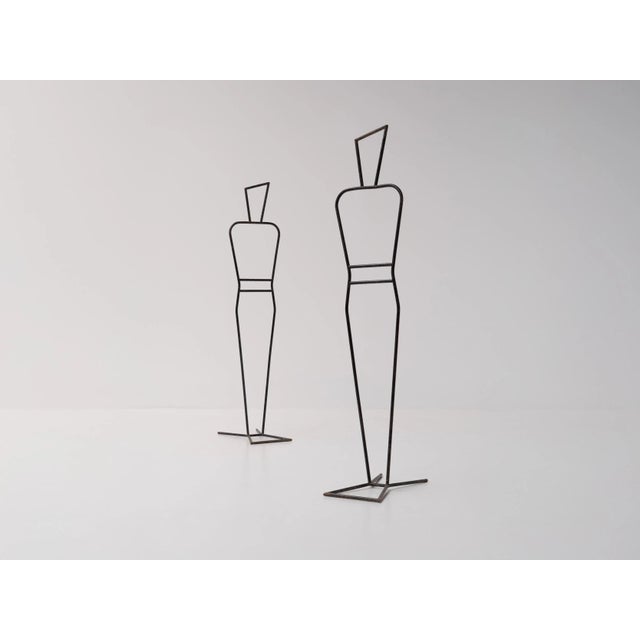 Figurative Steel Mannequin Clothes Stand, 1960s For Sale - Image 9 of 10