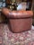 Vintage English Leather Chesterfield Tub Chair, 1980s For Sale - Image 4 of 9