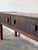 Rosewood 2-Drawer Entryway Console Table With Geometric Tiled Top Mid-Century Modern 1960s For Sale In Los Angeles - Image 6 of 11