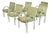Set of 6 Charles Hollis Jones Lucite Waterfall Dining Chairs, Signed 1974 For Sale