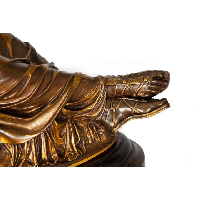 French Grand Tour Bronze Sculpture “Two Fates” After Jean-Baptiste Clesinger For Sale - Image 16 of 18