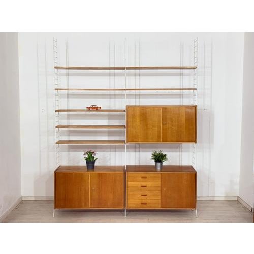 Mid-Century Modern String Shelving Wall Unit For Sale - Image 16 of 16