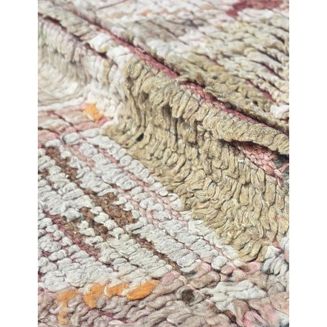 Beige 1960s Abstract Moroccan Rug - 8.1 X 5.3 Ft For Sale - Image 8 of 8
