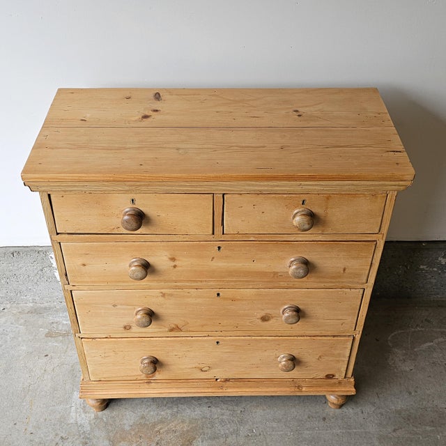 Dimensions:17.25"D x 37.25"W x 41.25"H A beautifully proportioned English pine chest with the warmth and simplicity that...