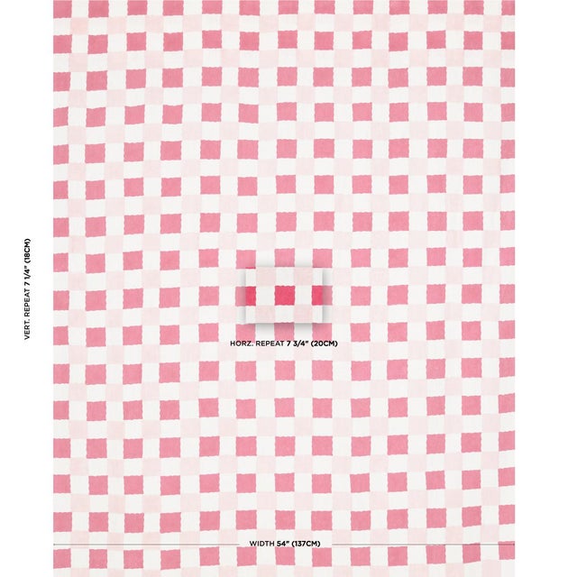 Designed in the UK and block printed by hand in India, Molly Mahon's Chequer is a soft geometric that layers beautifully...