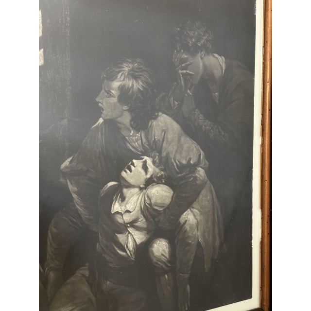 After Sir Joshua Reynolds, Count Ugolino Della Gherardesca, 1790, Mezzotint on Canvas, Framed For Sale - Image 3 of 12