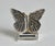 Acquired from an old estate, a beautiful antique set of 4 French Christofle silverplate butterfly place card holders. They...