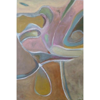 "Roads" Abstract Oil and Acrylic Painting by Scott Spencer For Sale