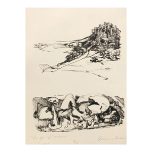 1971 Adrienne Anderson So Far So Near Lithograph
