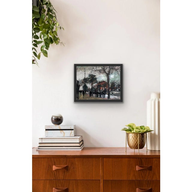 Magdalena Spasowicz, Landscape, Oil & Acrylic on Cardboard, 2007 For Sale - Image 6 of 7