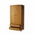 Wood Wicker Armoire - Vintage 'Pier 1' For Sale - Image 7 of 8