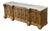 Late 20th Century Neoclassical Low Credenza With Marble Top For Sale
