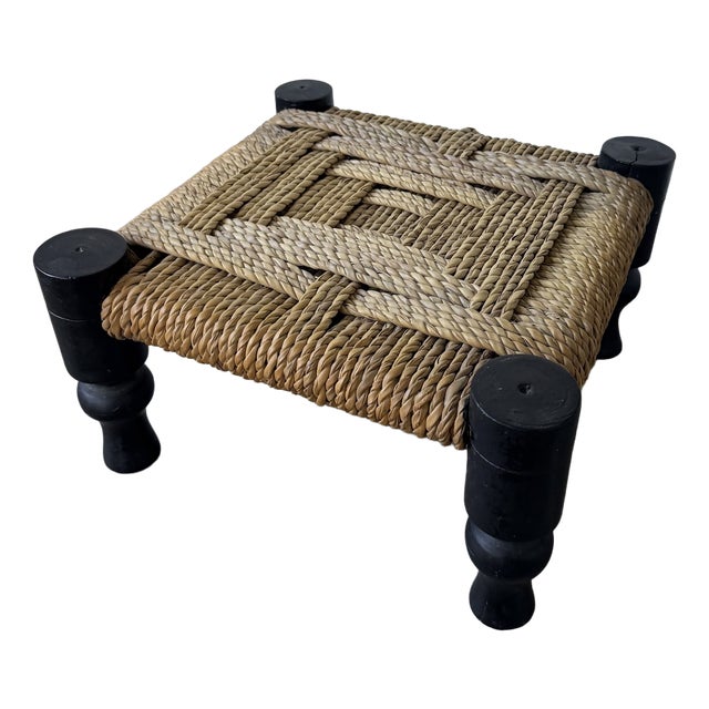 Small Low Stool by Audoux Minet, 1950s For Sale