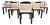 Teatro Chairs by Aldo Rossi and Luca Meda for Molteni, 1980s, Set of 6 For Sale