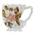 Vintage Floral Porcelain Shaving Mug With Hand-Painted Flowers – Antique Bathroom Décor For Sale
