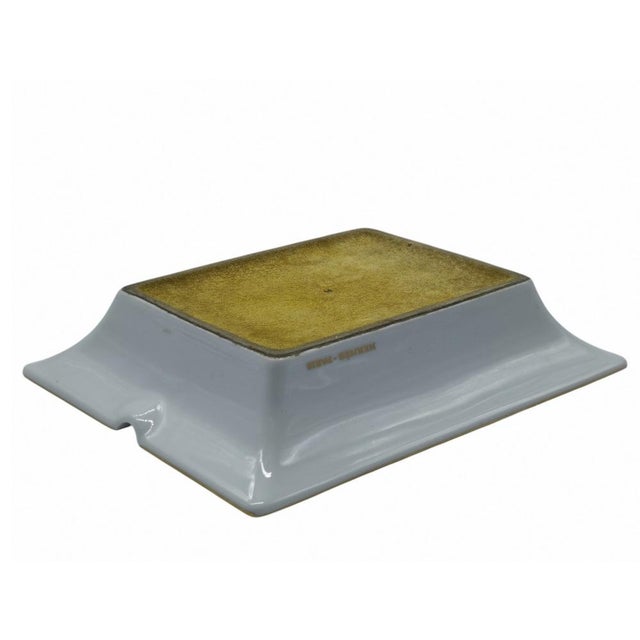 1970s Porcelain Rectangular Ashtray from Hermès, Paris, 1970s For Sale - Image 5 of 9